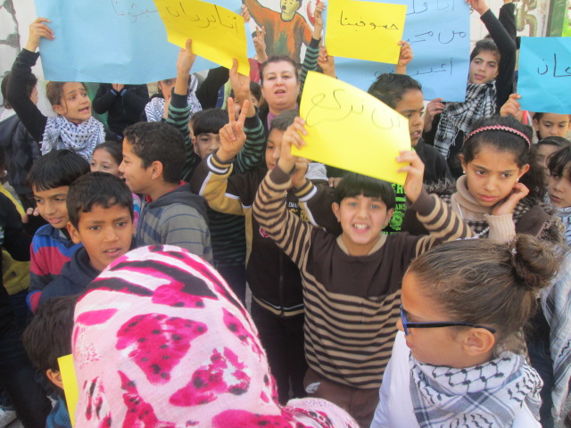 Not To Forget Arranged A Solidarity Activity With Al Yarmouk Refugee Camp