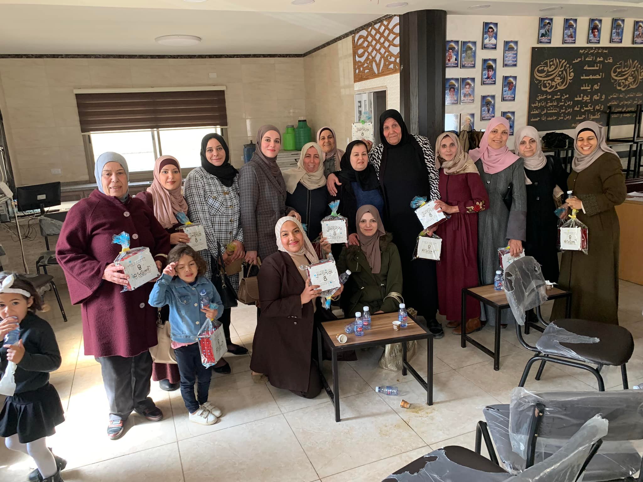 The People's Committee for Jenin Camp Services honors the women of the camp on the occasion of the eighth of March