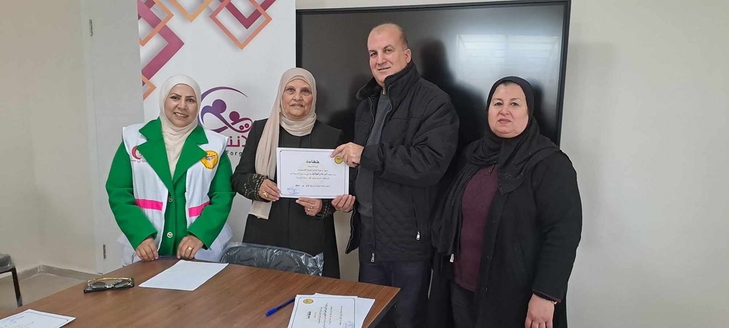 كلمة رئيسة الجمعية من تخريج دورة الإسعافات الأولية