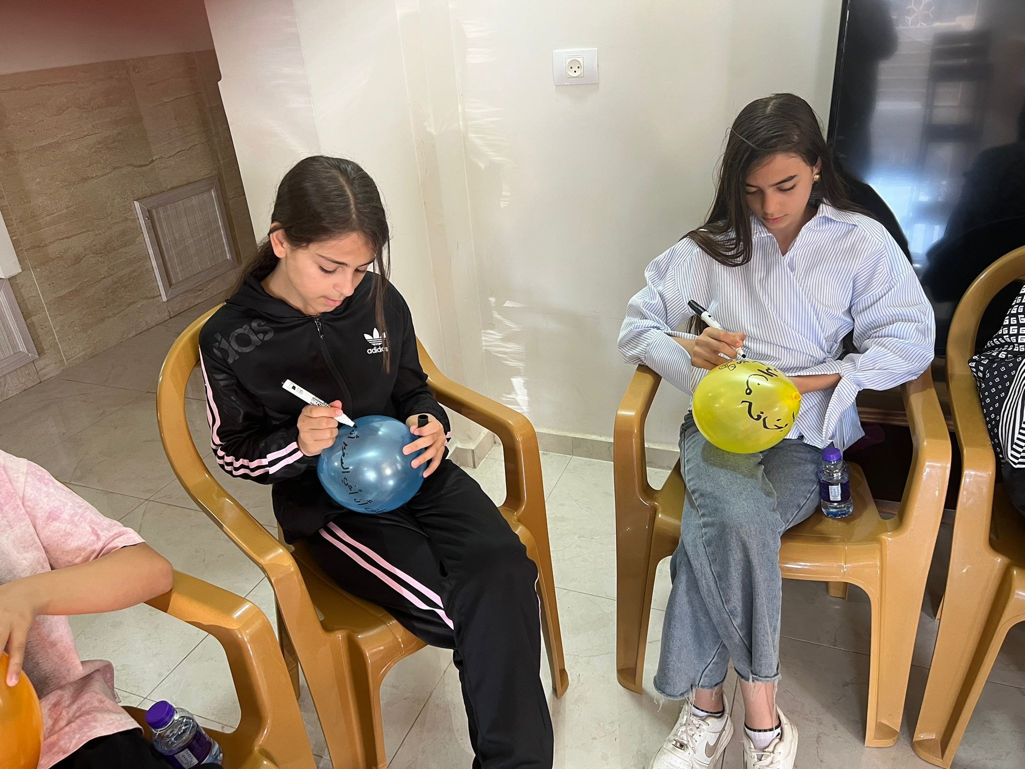 With the support of Luxembourg... So that we do not forget the continued psychological support for the children of Jenin.