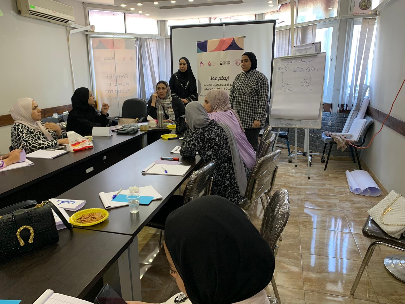 Palestinian Working Women Society for Development, has initiated a training program for a group of young leaders in the Jenin Governorate.