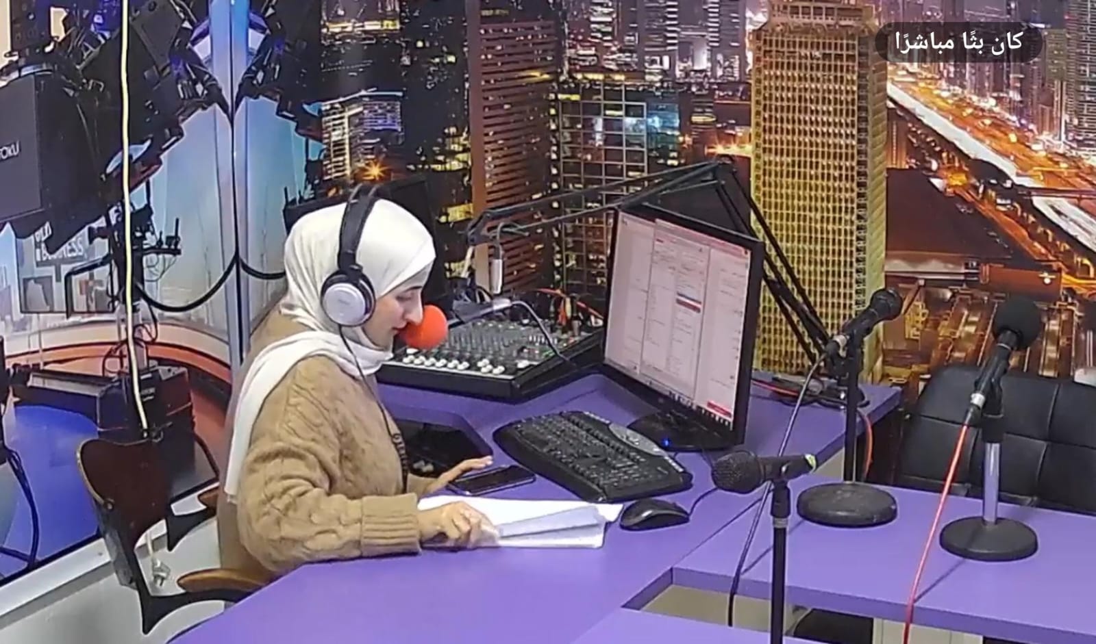 بث إذاعي حول مشاركة المرأة في صنع القرار