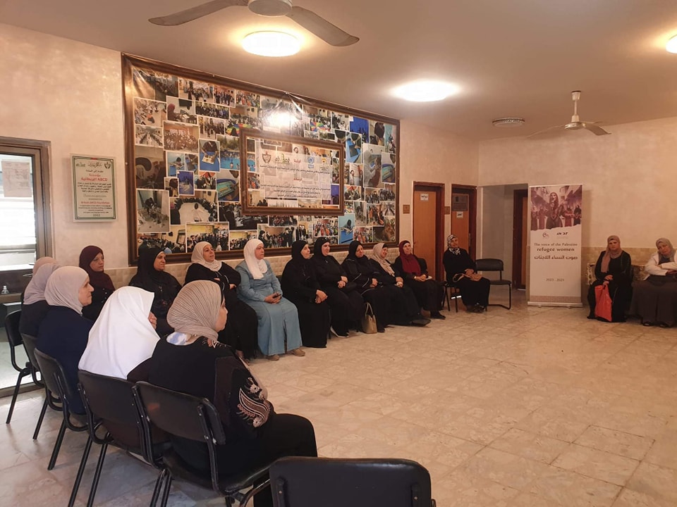 Workshop for Women in Al-Ein Refugee Camp