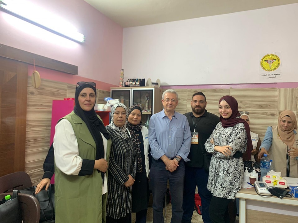 A delegation from the Palestinian Medical Relief Society visits the Jenin camp and the "Not to Forget" Association.